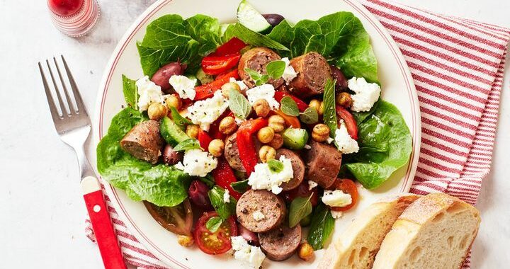 Salade d’agneau grecque