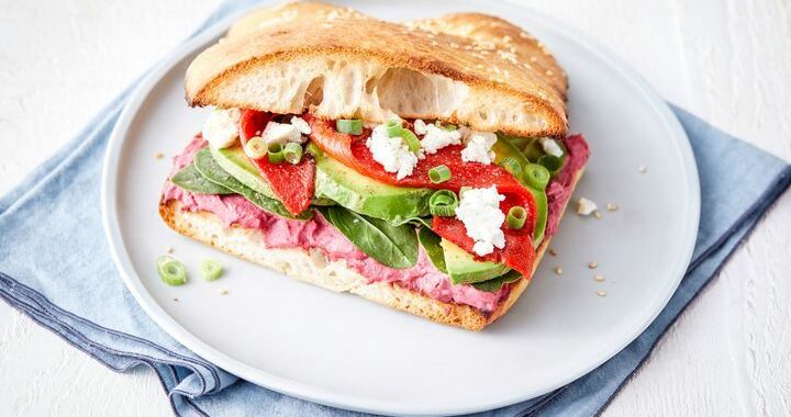 Sandwich au pain turc chargé
