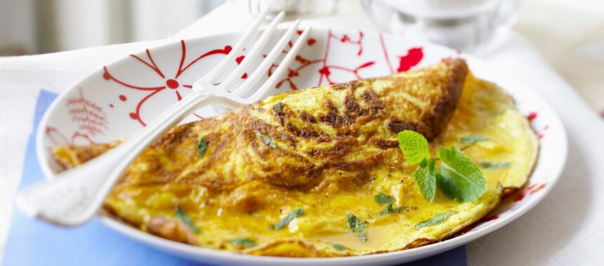 Omelette au curry