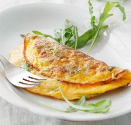 Omelette aux oeufs