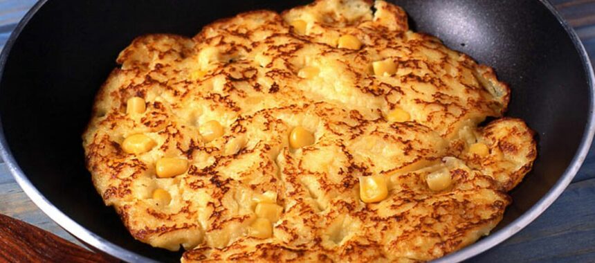 Omelette maïs