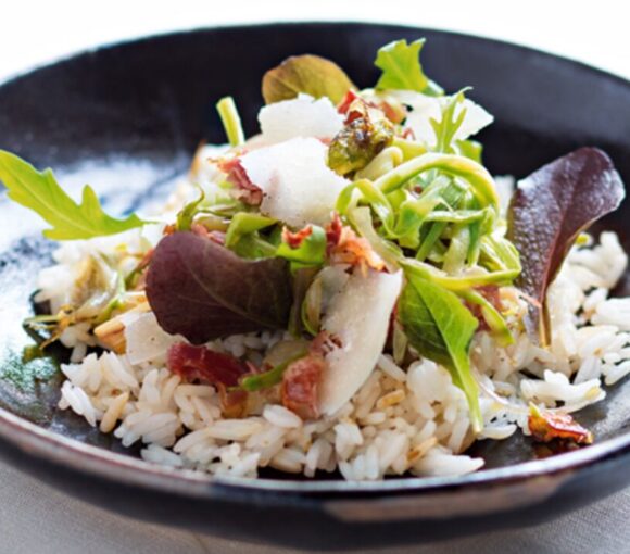 Salade de riz aux pointes d’asperges