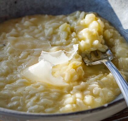Chamoniard Risotto by Chef Mickey Bourdillat